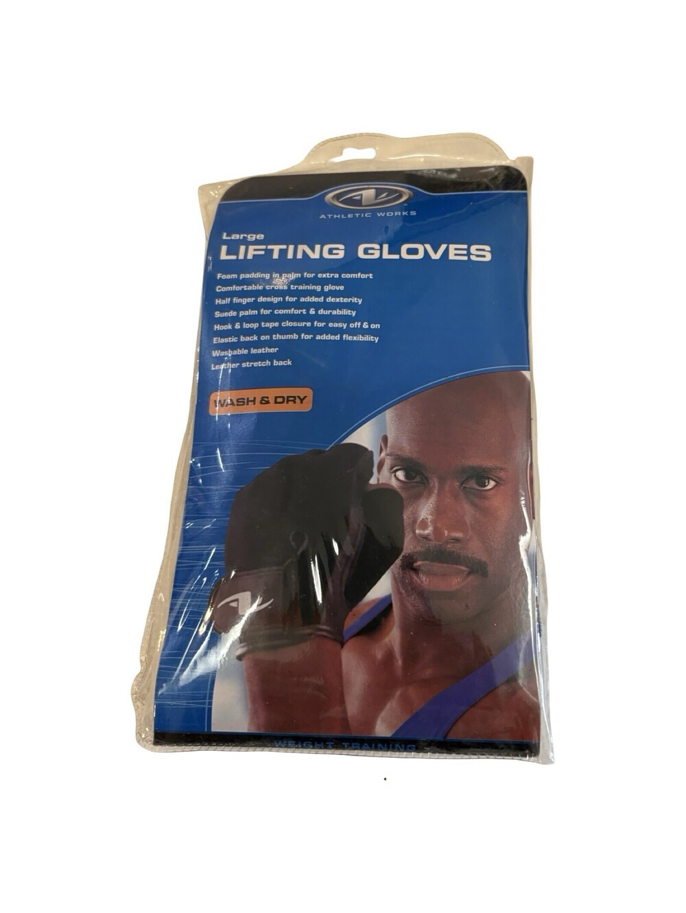 Athletic Works Lifting Gloves -  Workout Strength Training - Large